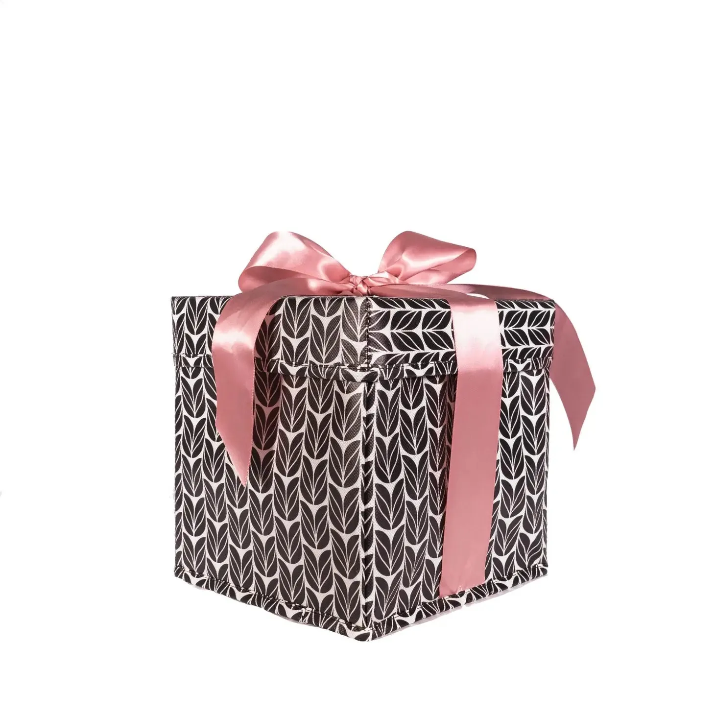 Black & White Tulip Reusable Gift Box
