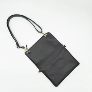 Black Convertible Laptop Bag (w Gold Fittings)