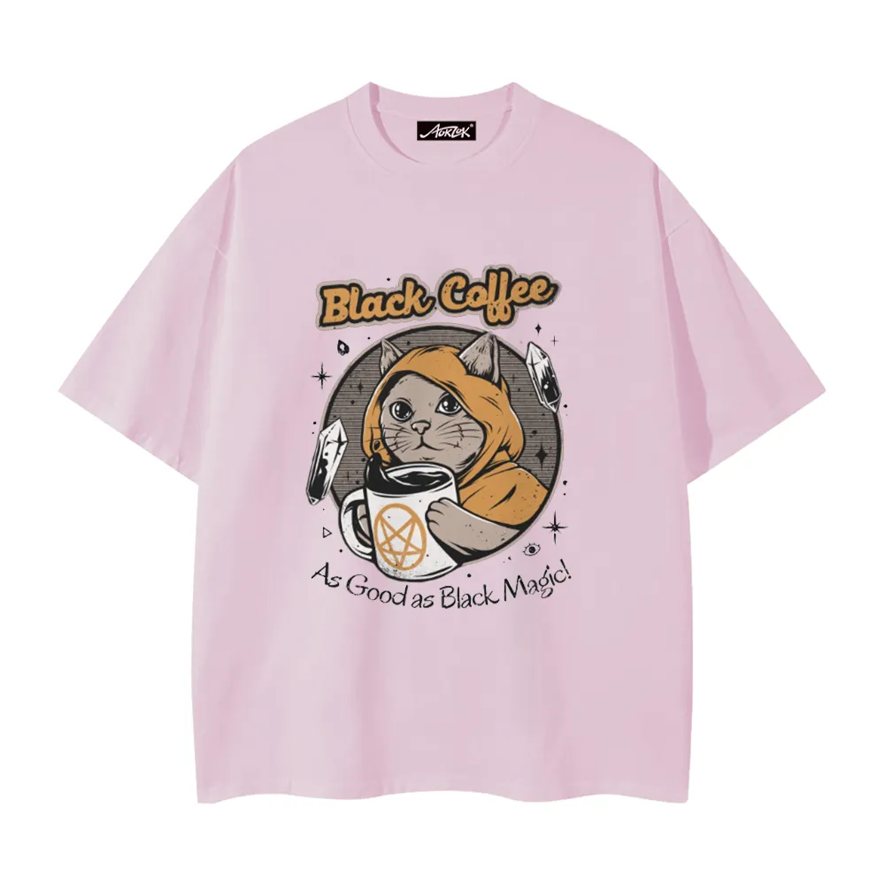 Black Magic Coffee Cat T-Shirt