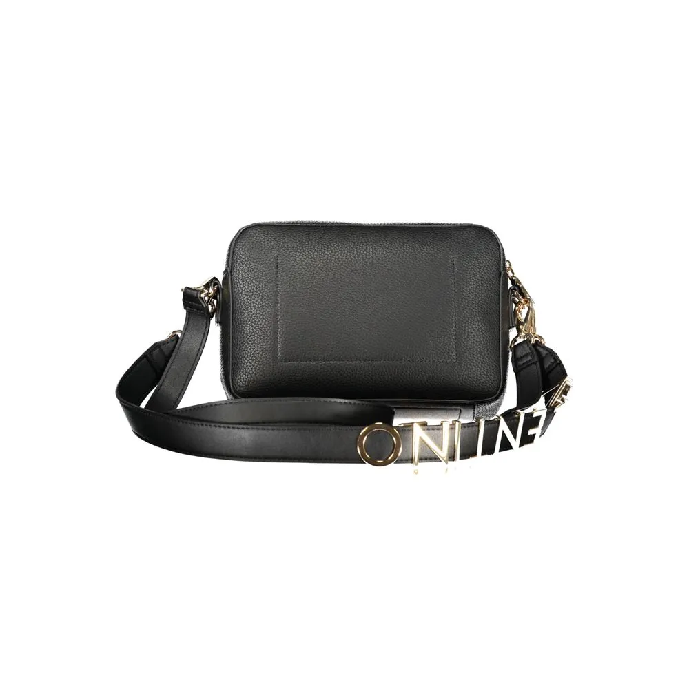 Black Polyethylene Women Handbag