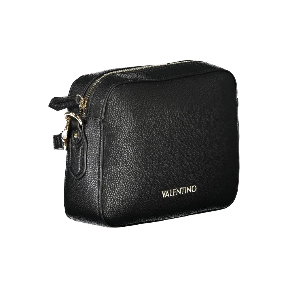 Black Polyethylene Women Handbag