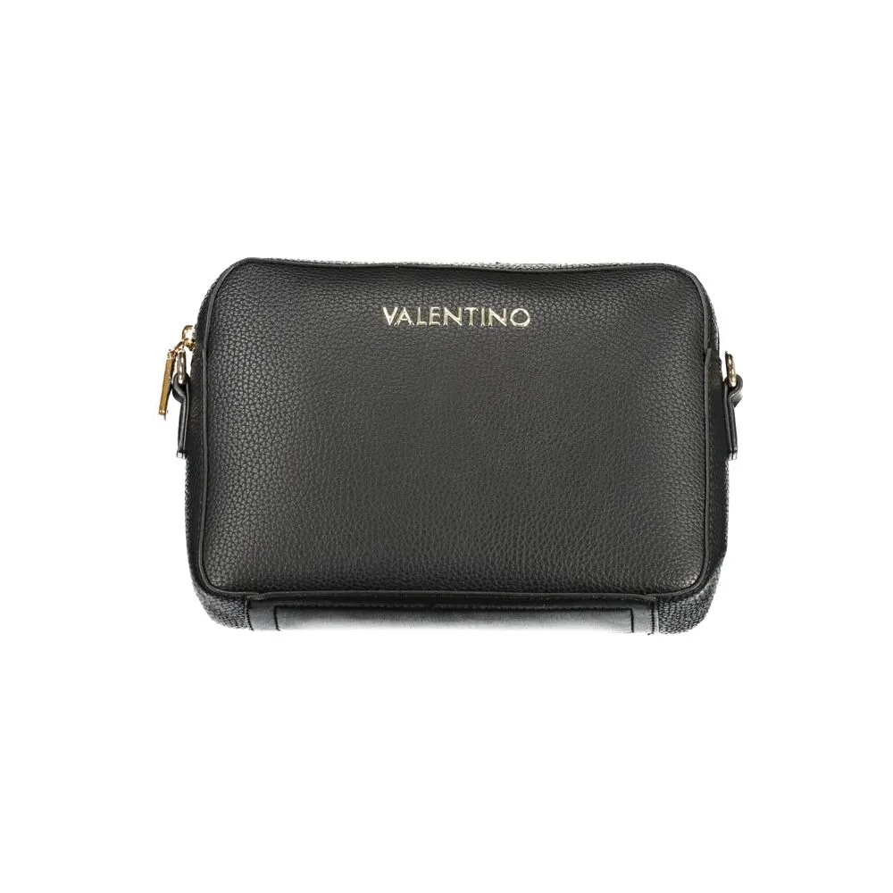 Black Polyethylene Women Handbag