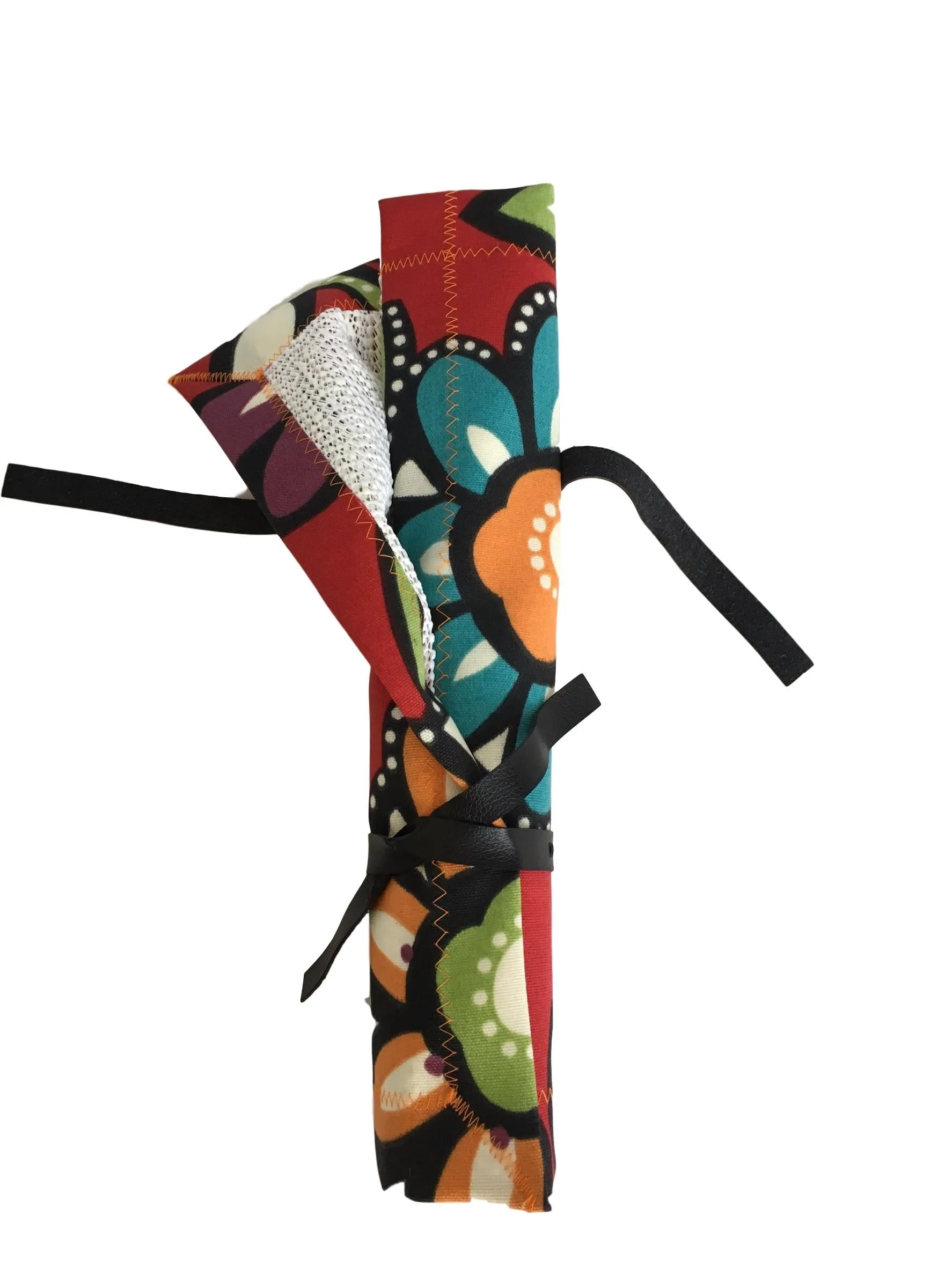 Blingzy® Jewelry Travel Roll - PETAL PERFECT with White Liner