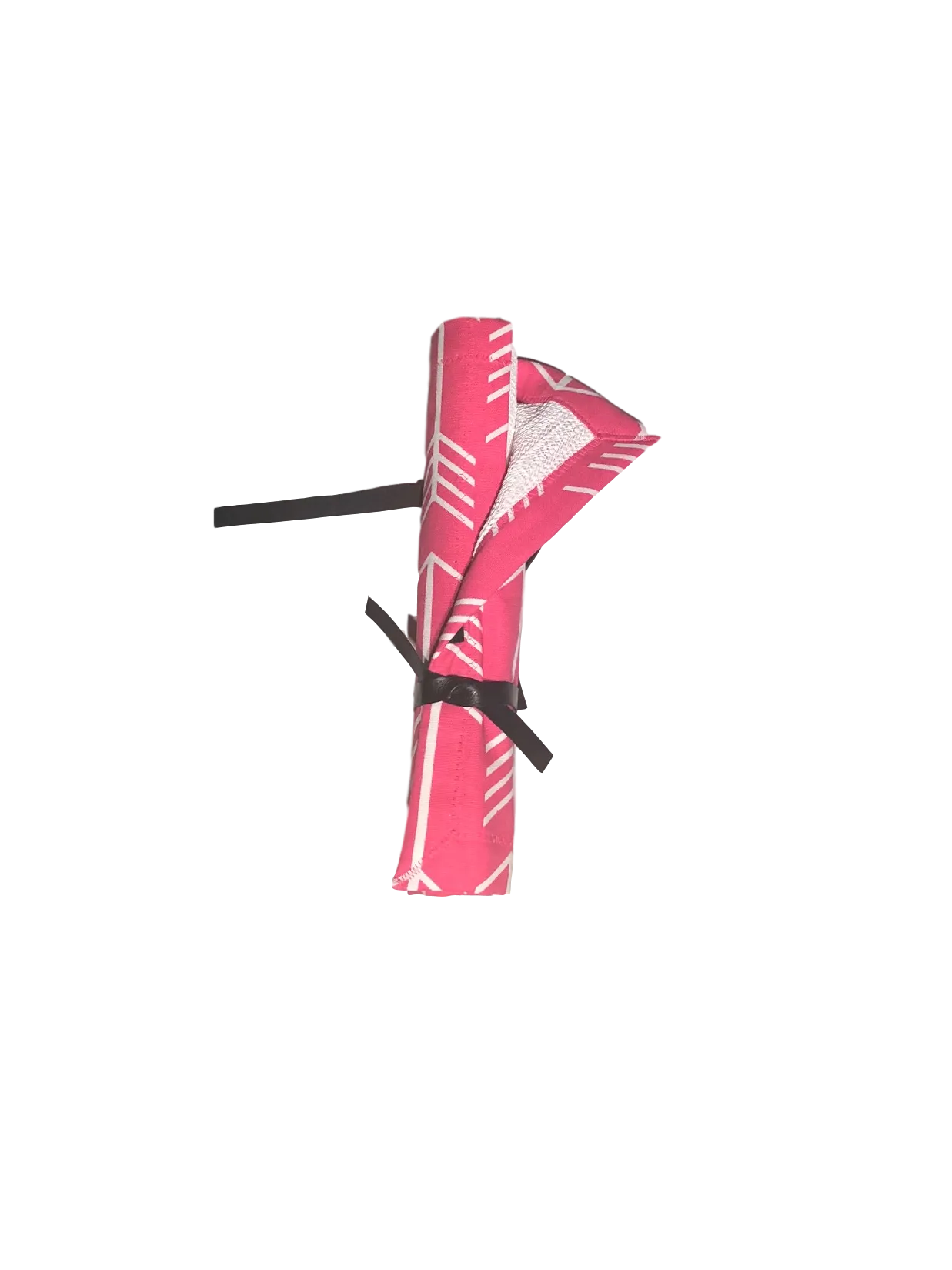 Blingzy® Jewelry Travel Roll - PINK ON POINT with White Liner