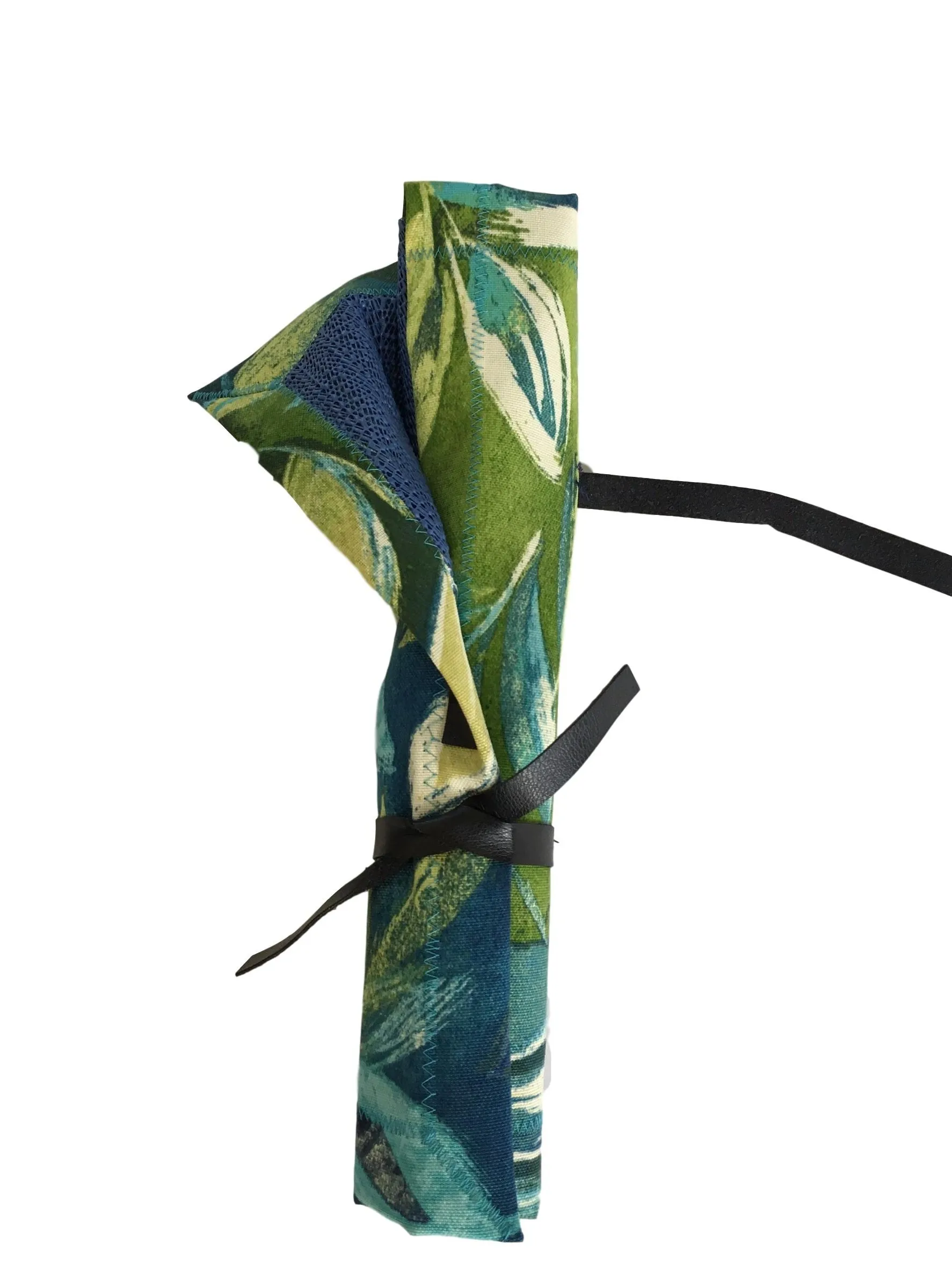 Blingzy® Jewelry Travel Roll - TROPICAL TWILIGHT with Blue Liner