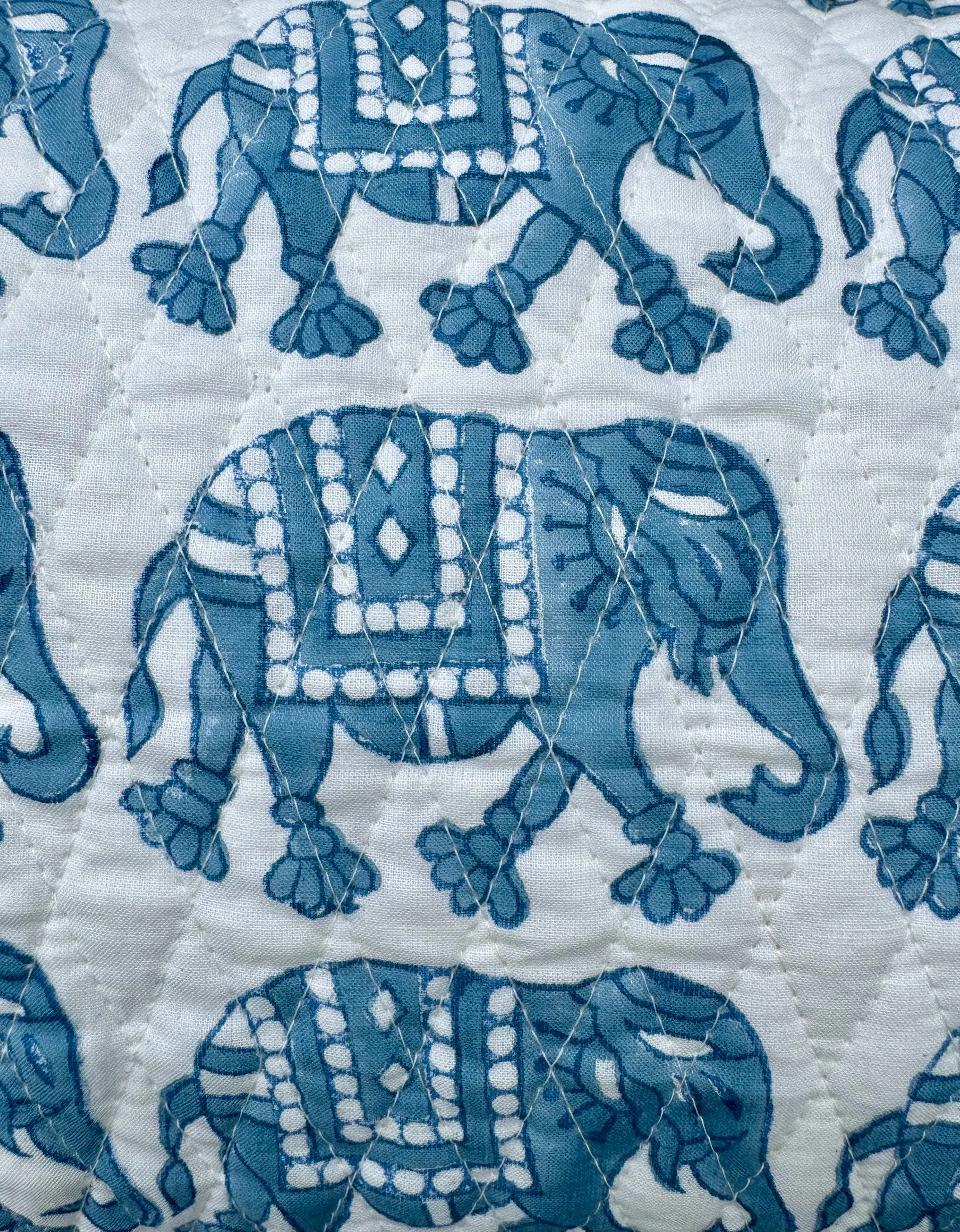 BLUE ELEPHANT MAKEUP BAG