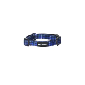 Blue Plaid Collar - XS