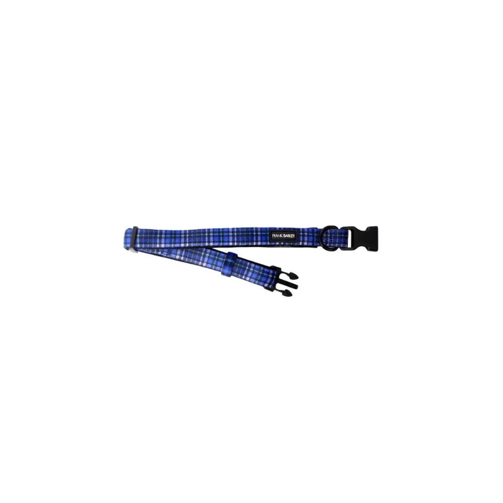 Blue Plaid Collar