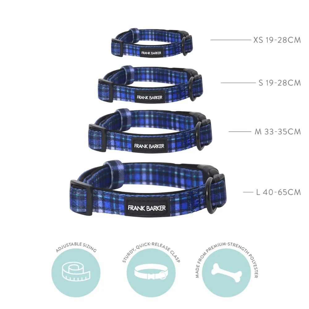 Blue Plaid Collar