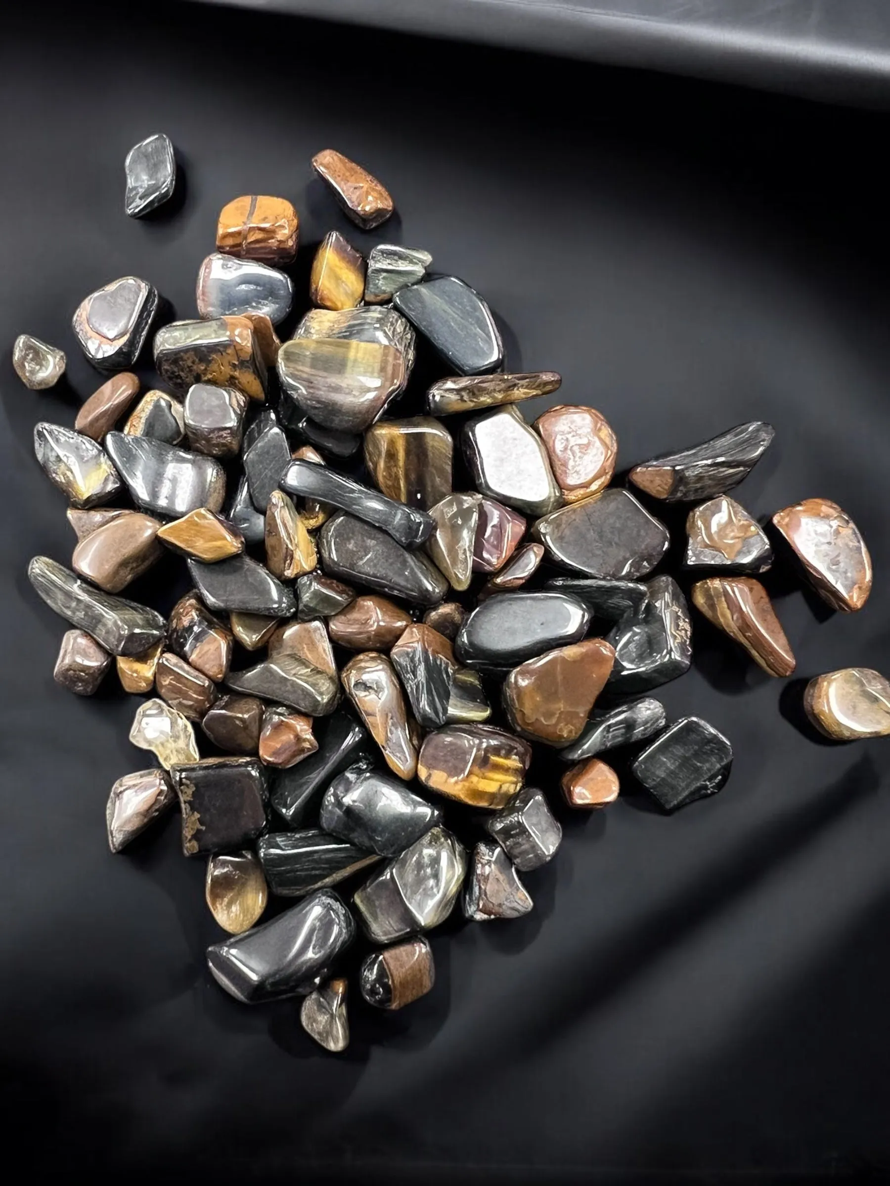 Blue Tigers Eye Gemstone Chips