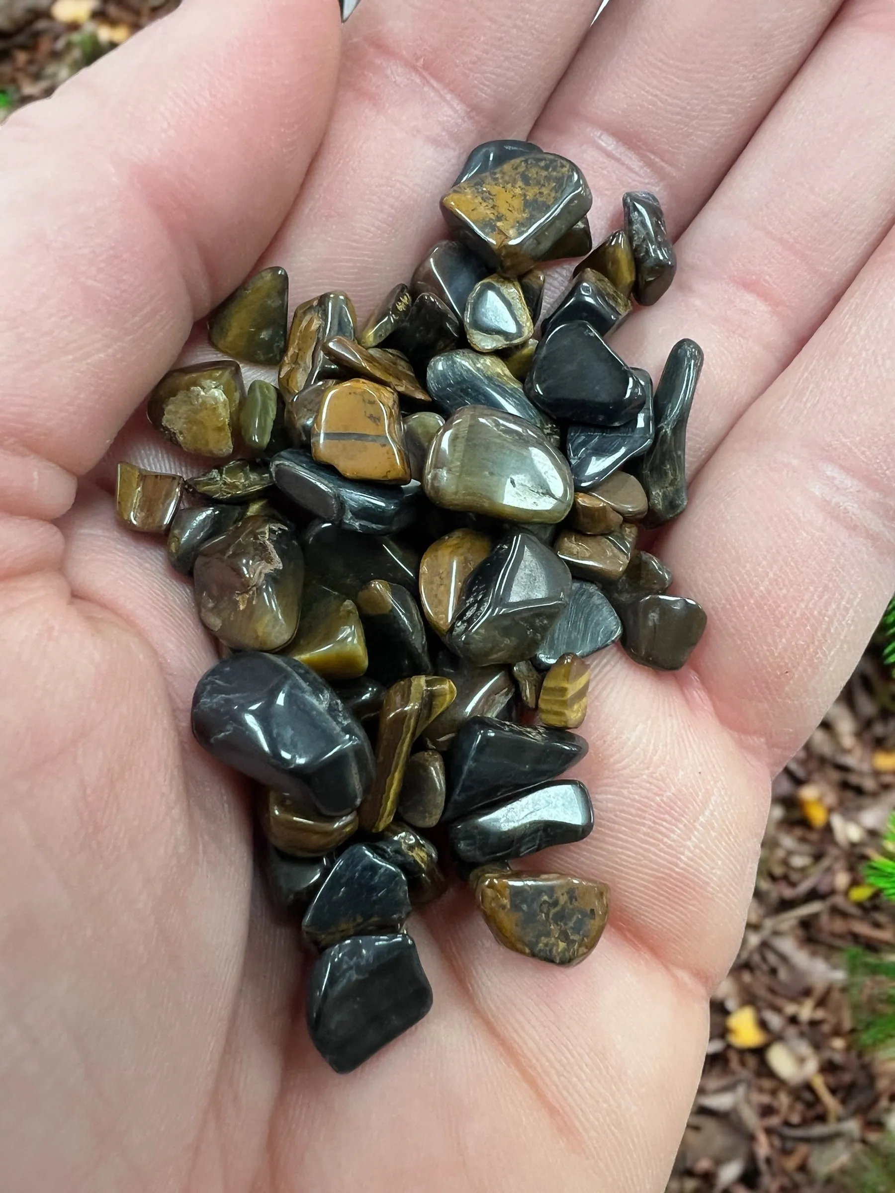 Blue Tigers Eye Gemstone Chips