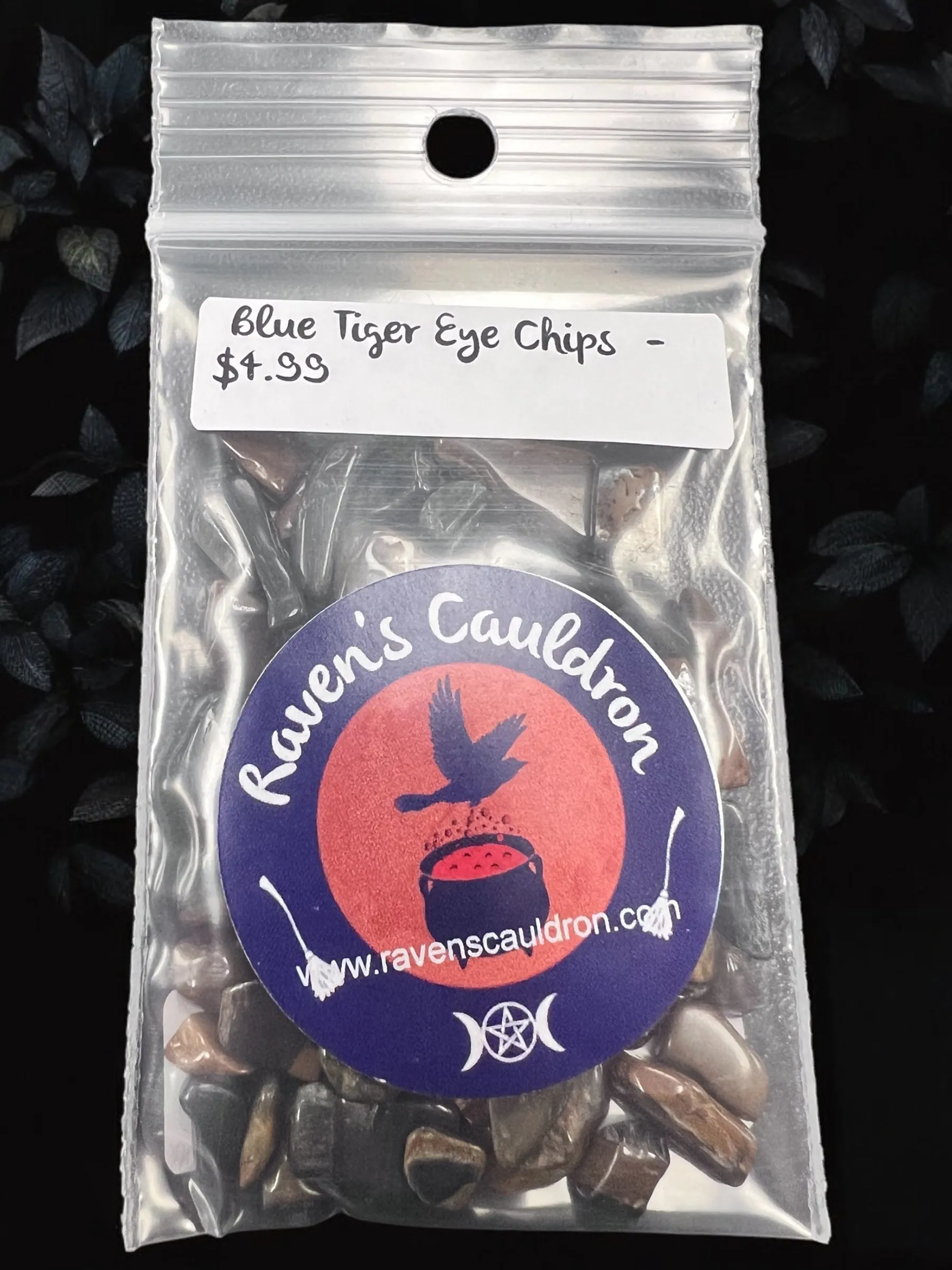 Blue Tigers Eye Gemstone Chips