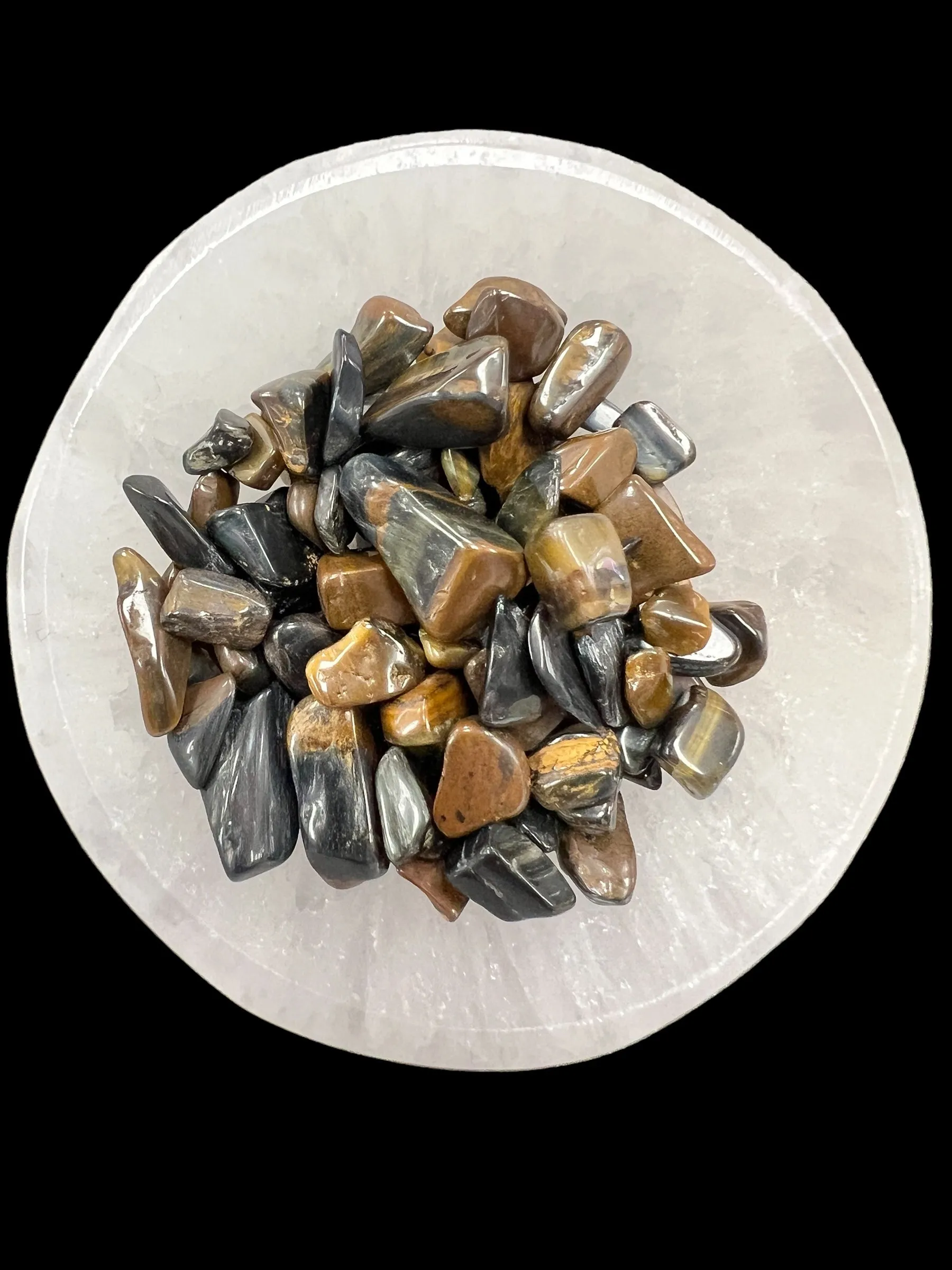 Blue Tigers Eye Gemstone Chips