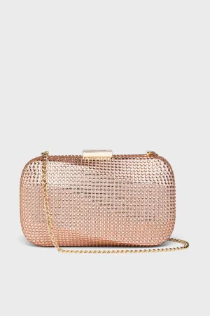 Blush Mae Hotfix Clutch