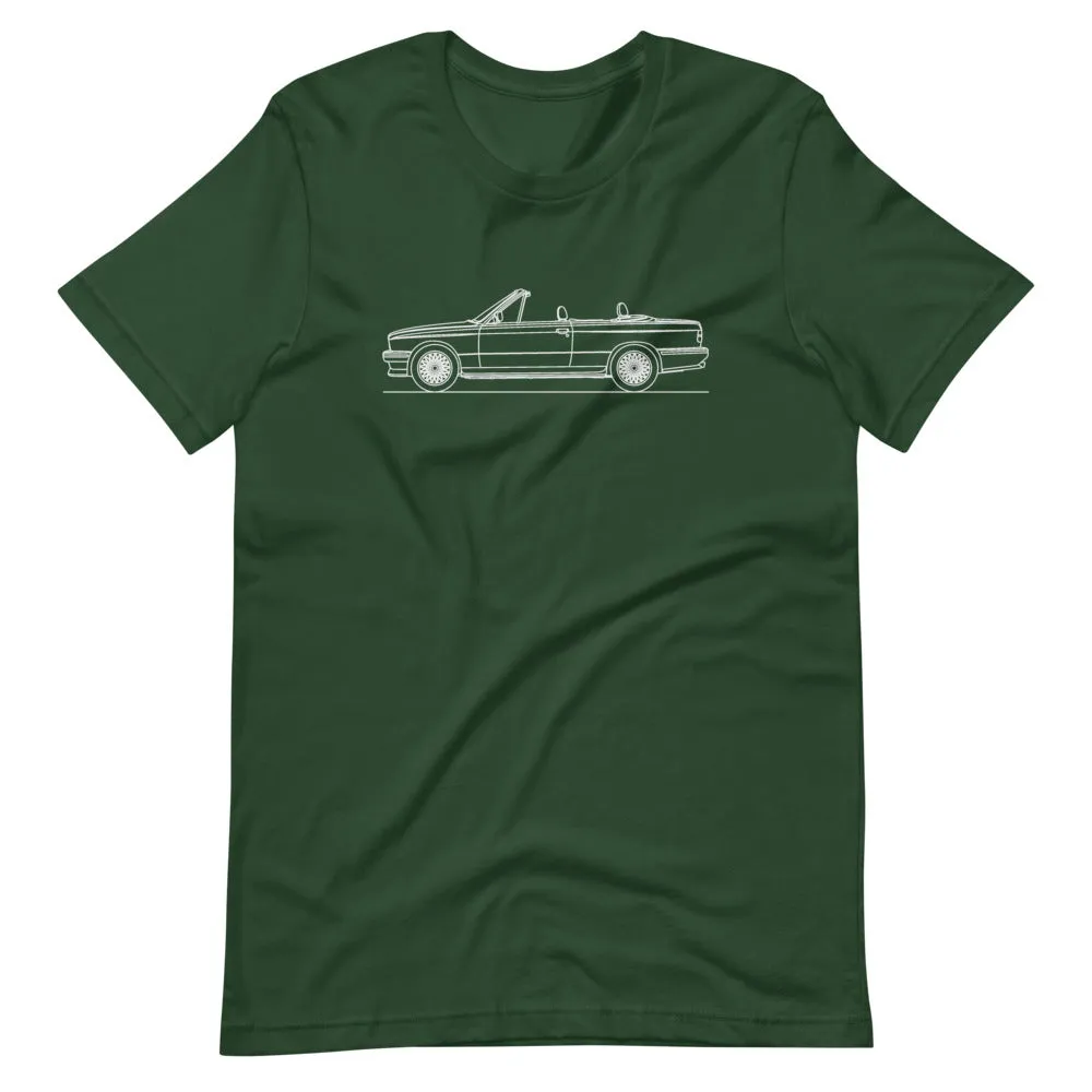 BMW E30 M3 Cabriolet silhouette T-shirt