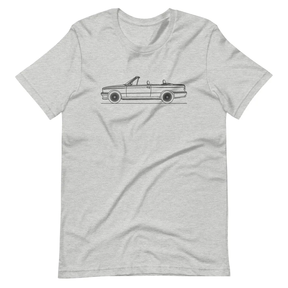 BMW E30 M3 Cabriolet silhouette T-shirt
