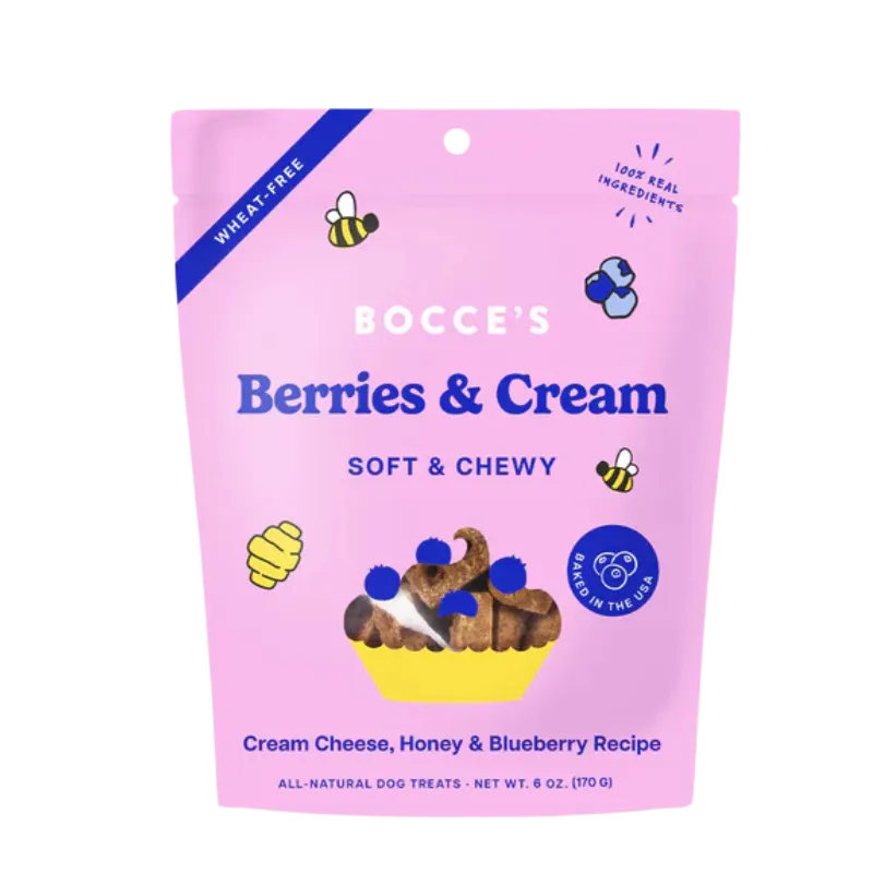 Bocce's Bakery - Berries & Cream Soft & Chewy - 6oz