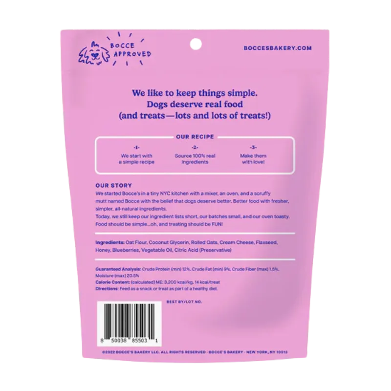 Bocce's Bakery - Berries & Cream Soft & Chewy - 6oz