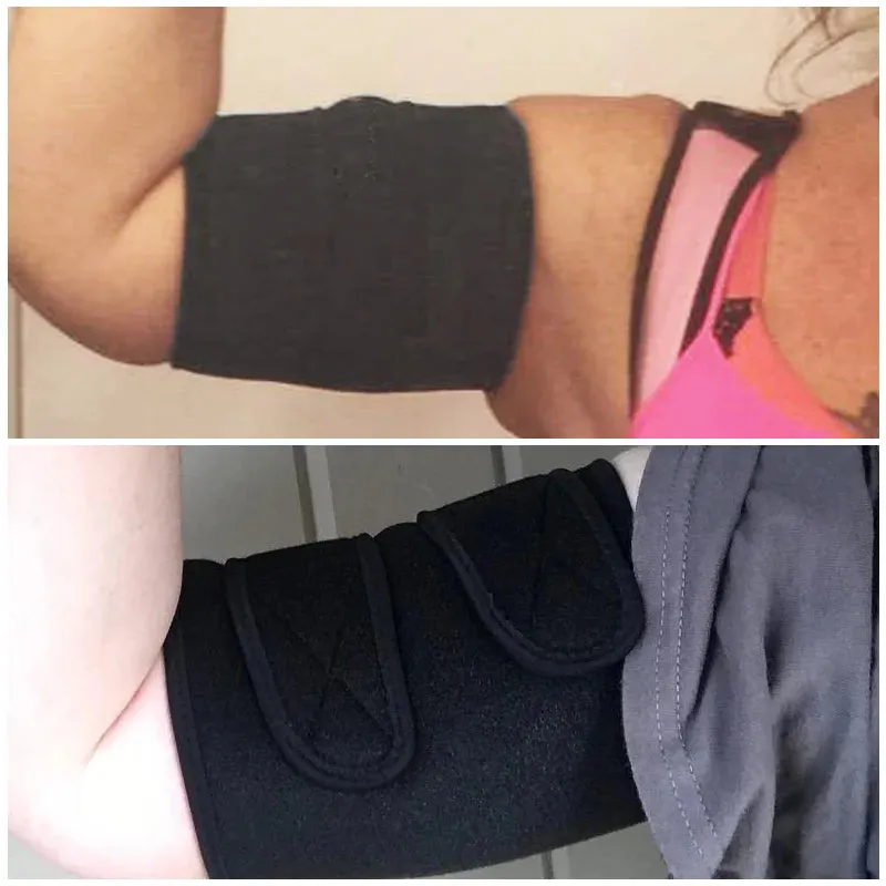BodiModi's SlimSweat™️ ThermoTrim Arm Shaper Bands - Women's Sauna Sweat Slimmers