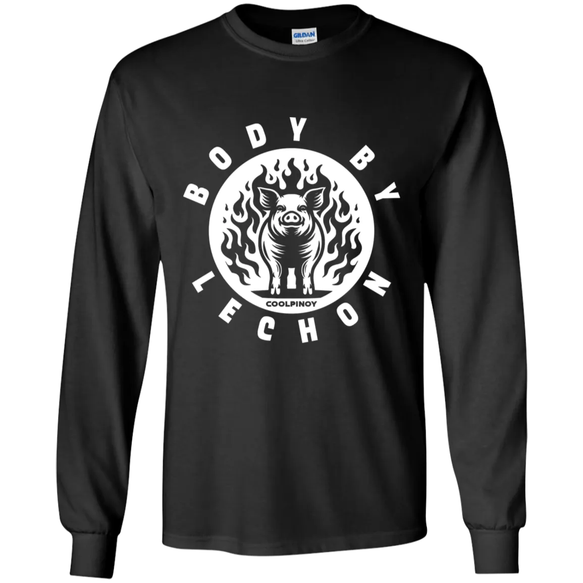Body By Lechon Circle Youth Long Sleeve T-Shirt