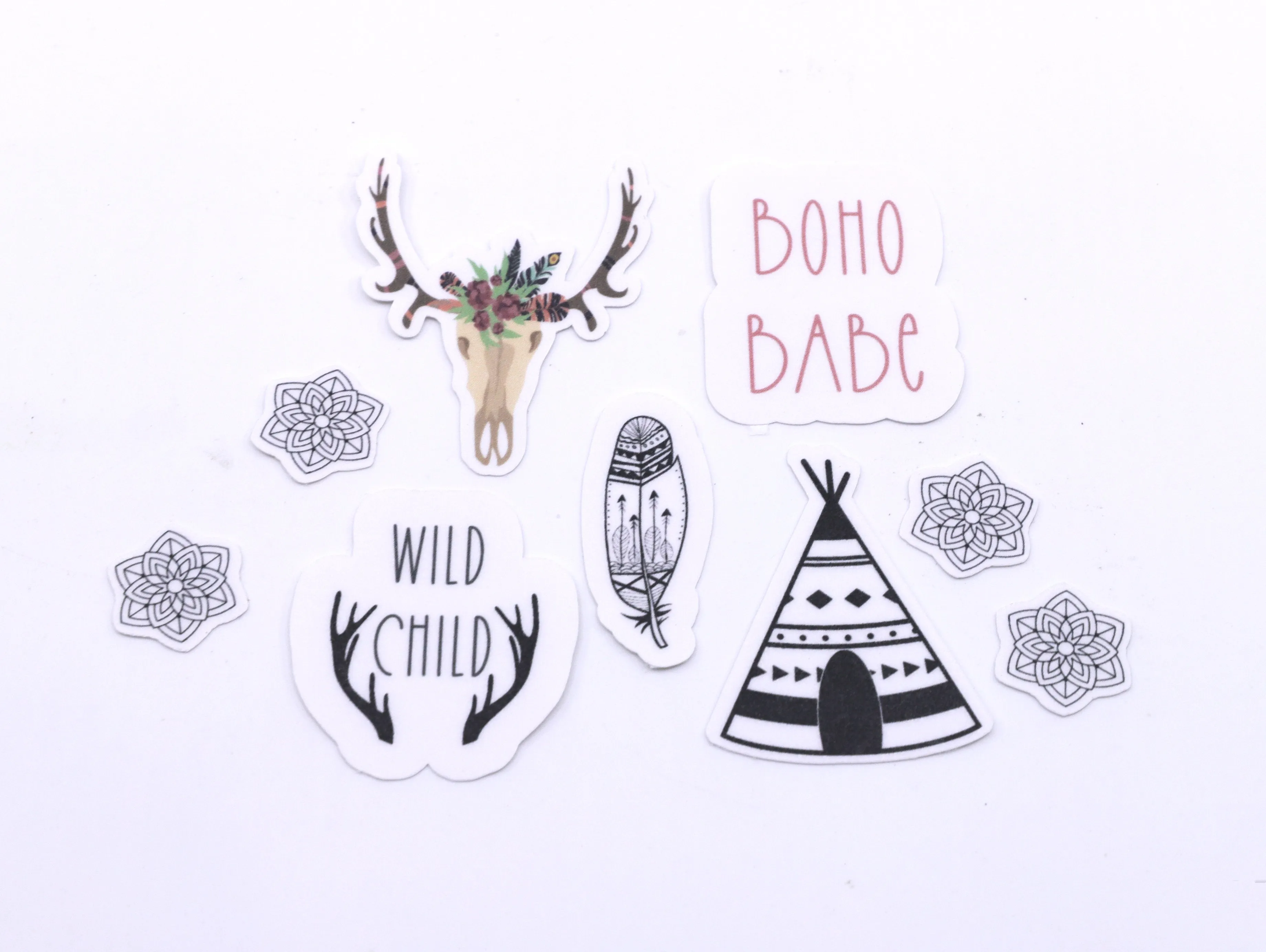 Boho Babe sticker pack | 9 pack