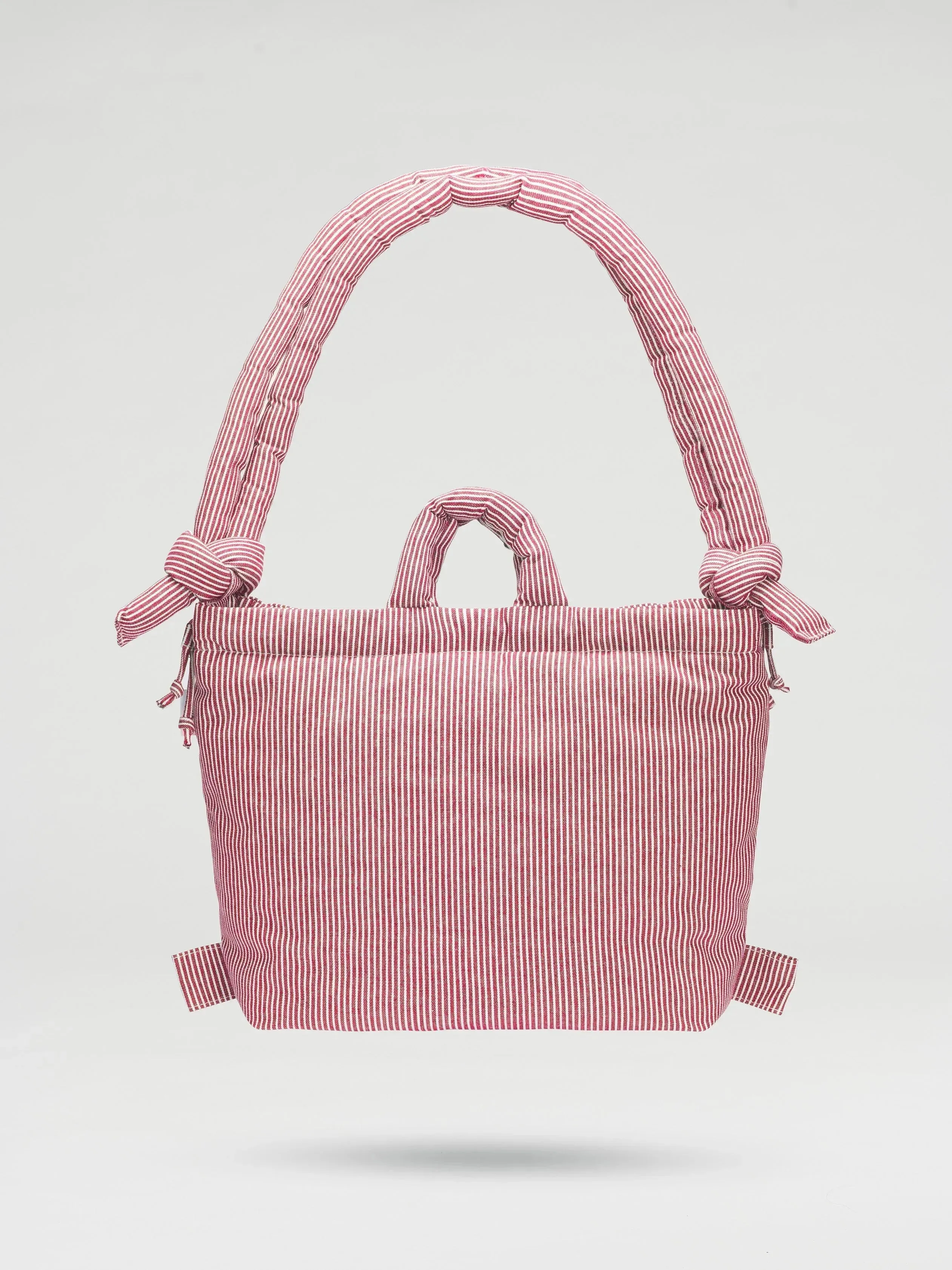 Bolso Mochila ÖLEND Ona Cotton Soft Bag Red Stripes