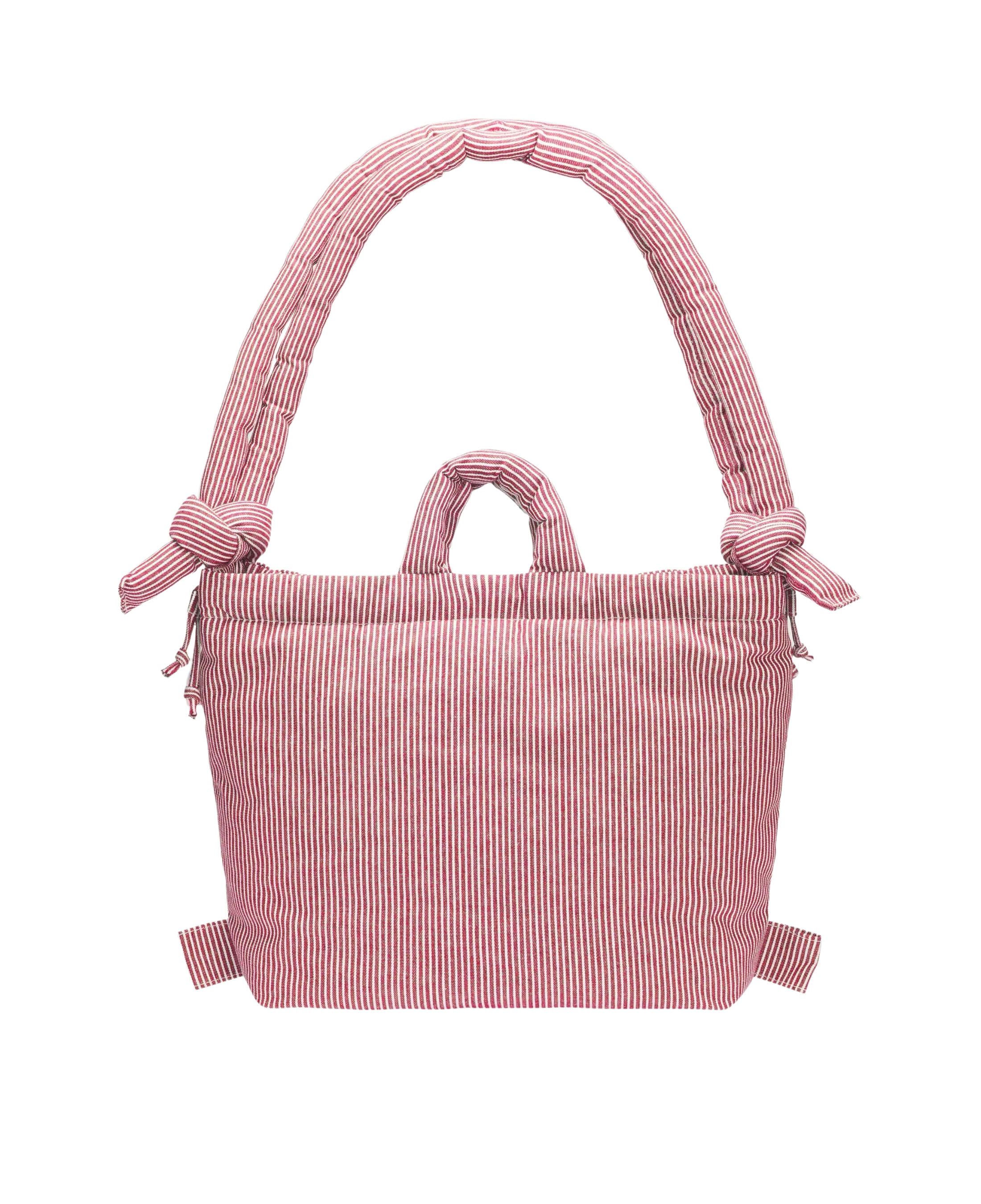 Bolso Mochila ÖLEND Ona Cotton Soft Bag Red Stripes