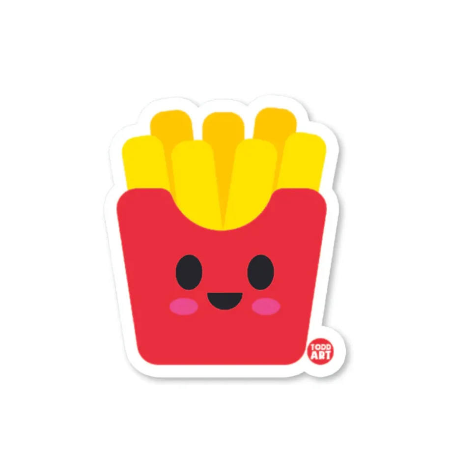 Boo-Boo Buddies French Fries Sticker