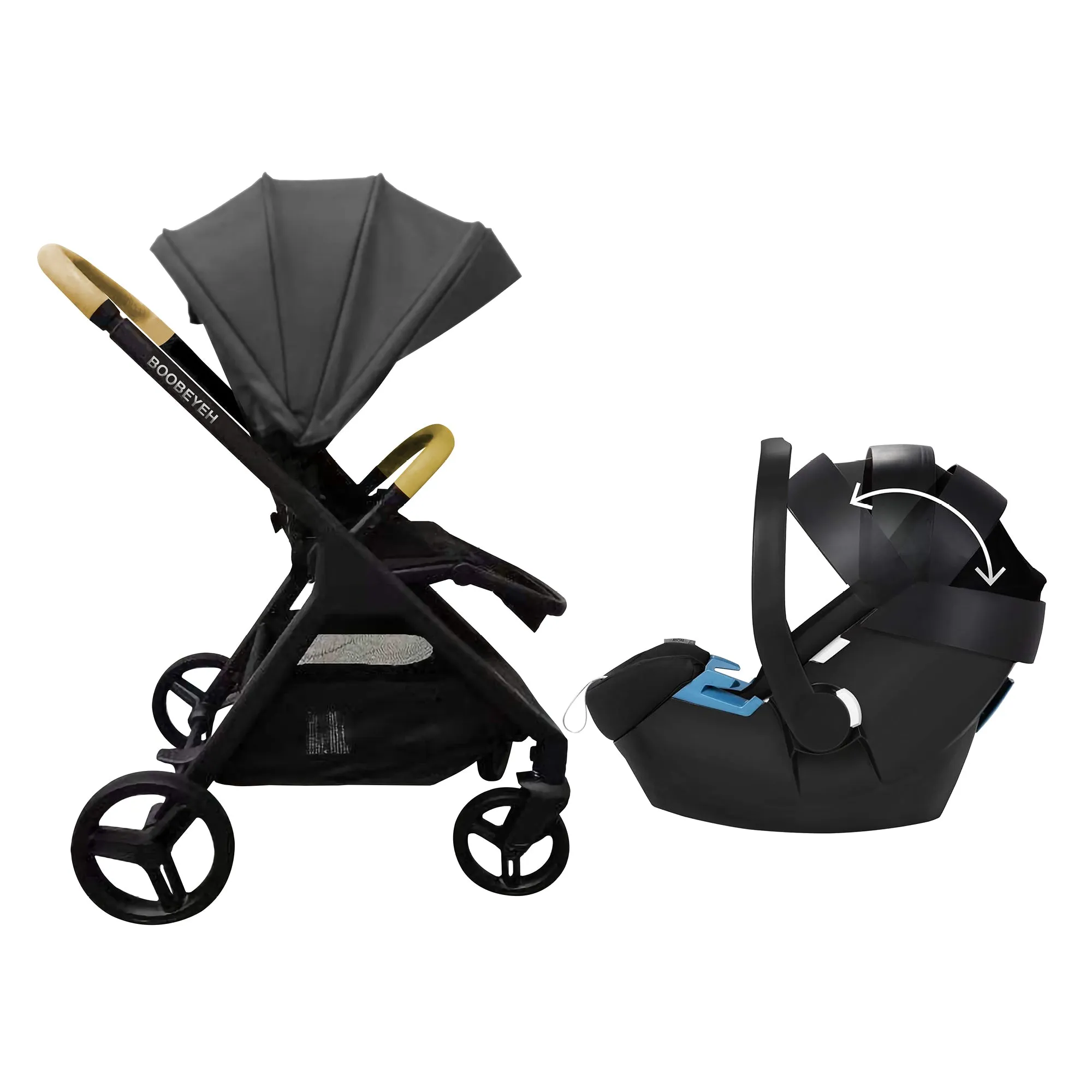 boobeyeh tronassimo s1 stroller and cybex antom 2 car seat