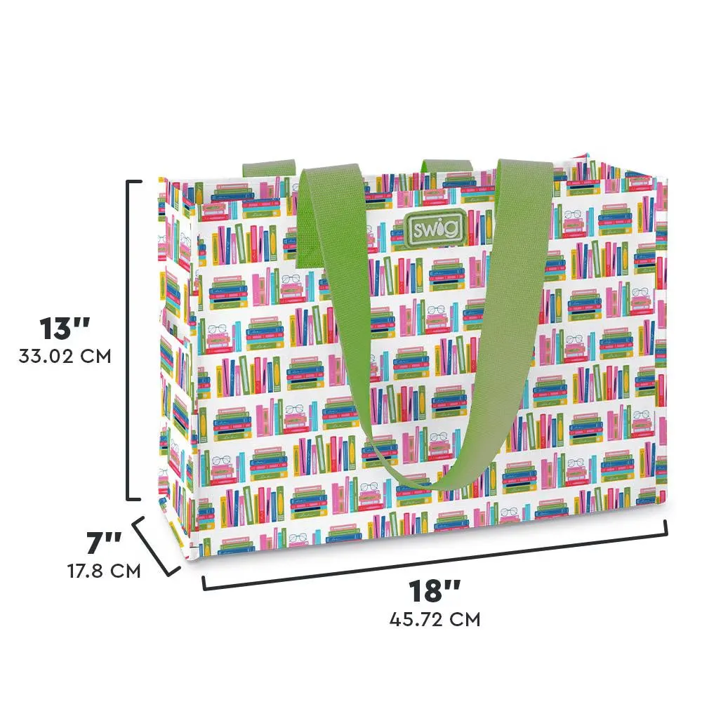 Book Club Reusable Gift Bag (Large) by Swig (Ships in April)