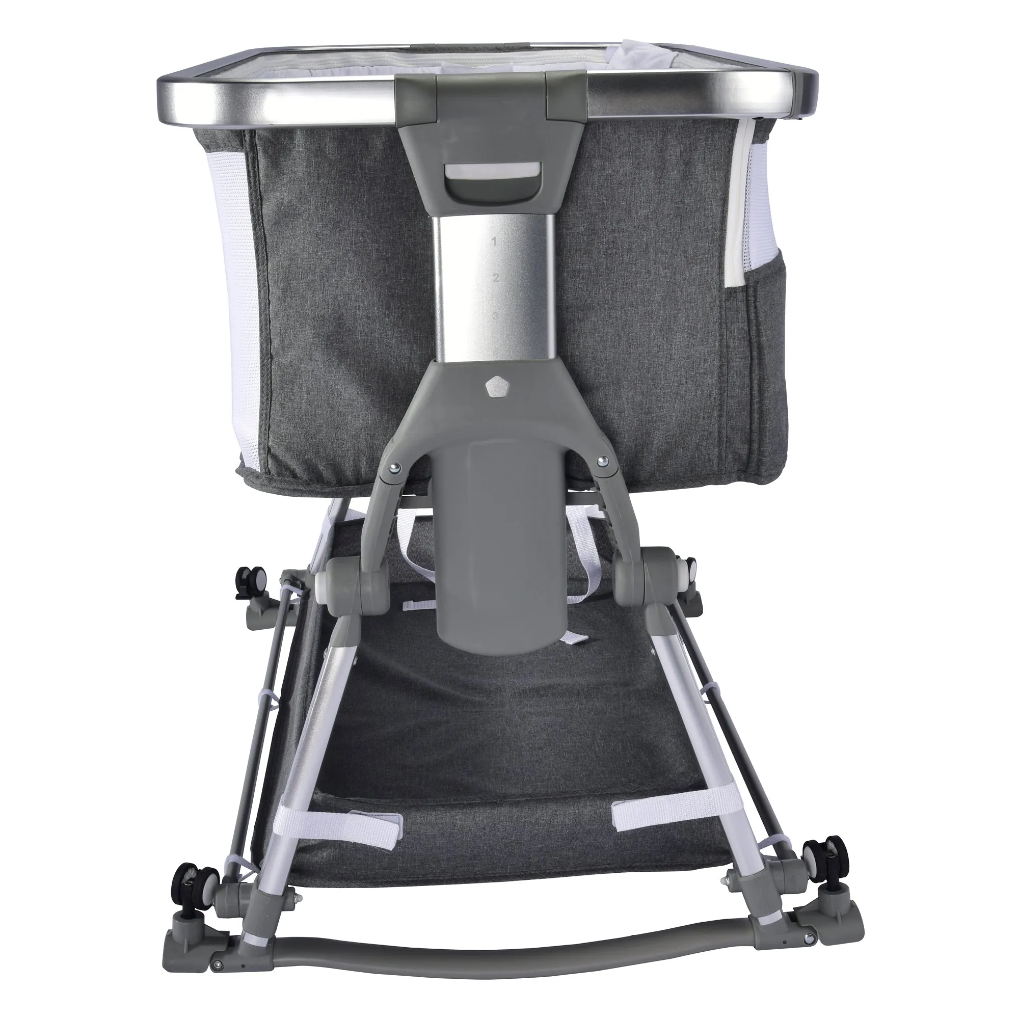 Borncerella bassinets model a 2 in 1 for newborn baby, gray