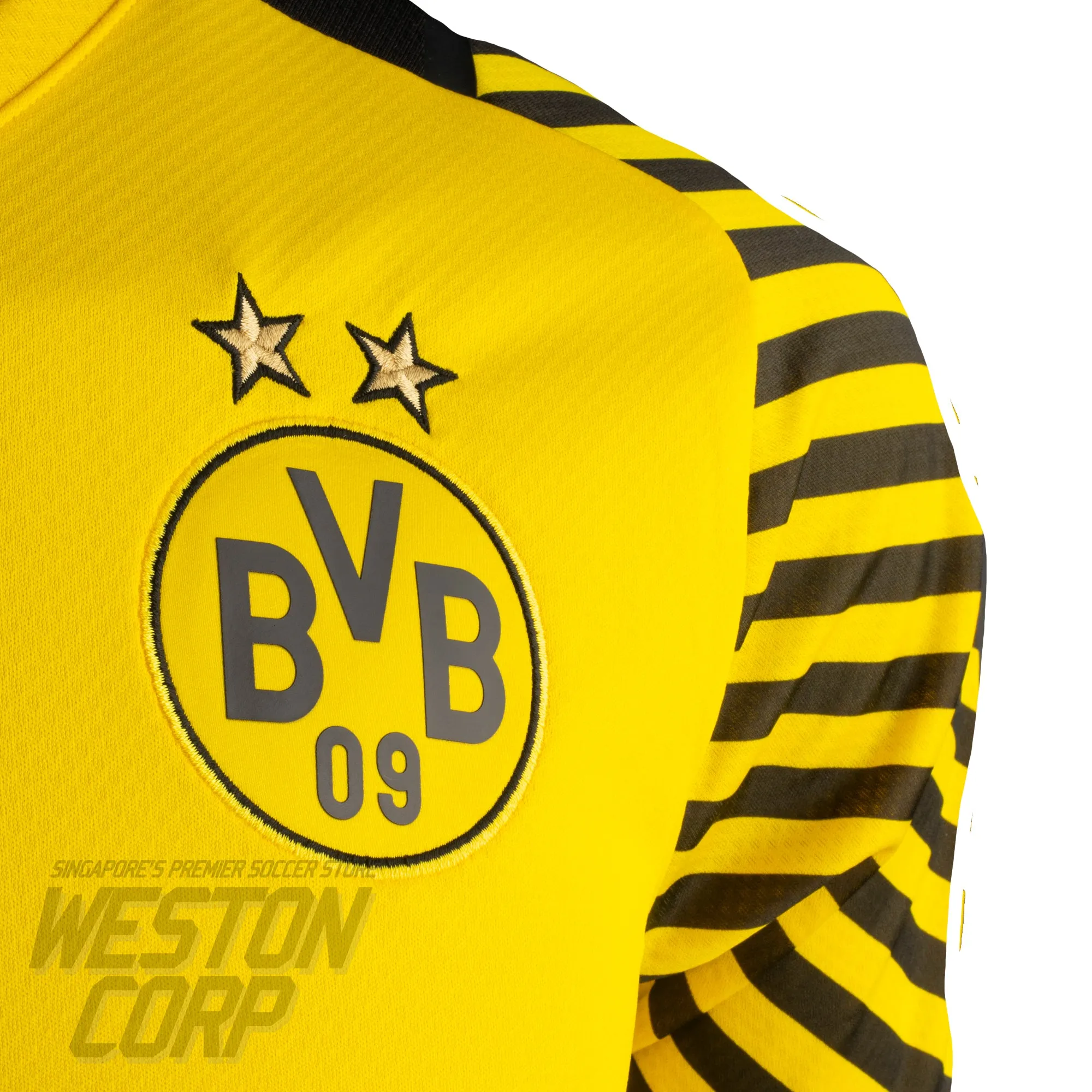 Borussia Dortmund Adult 2021-22 SS Home Shirt