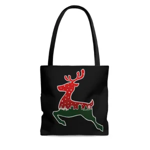 Boston Reindeer Skyline Tote Bag