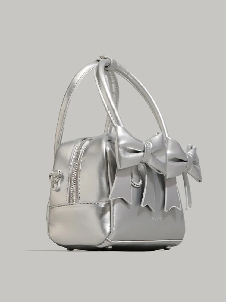 Bow Charm Mini Crossbody Bag