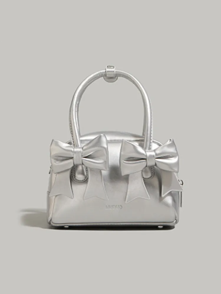 Bow Charm Mini Crossbody Bag