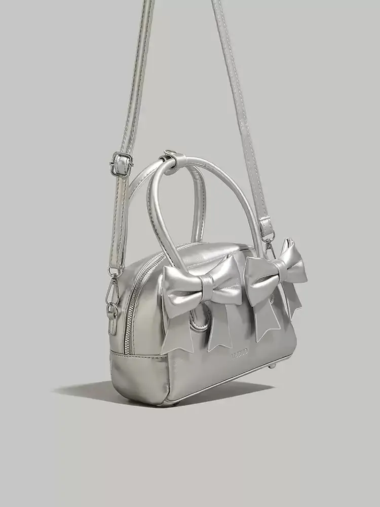 Bow Charm Mini Crossbody Bag
