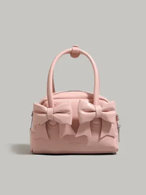 Bow Charm Mini Crossbody Bag