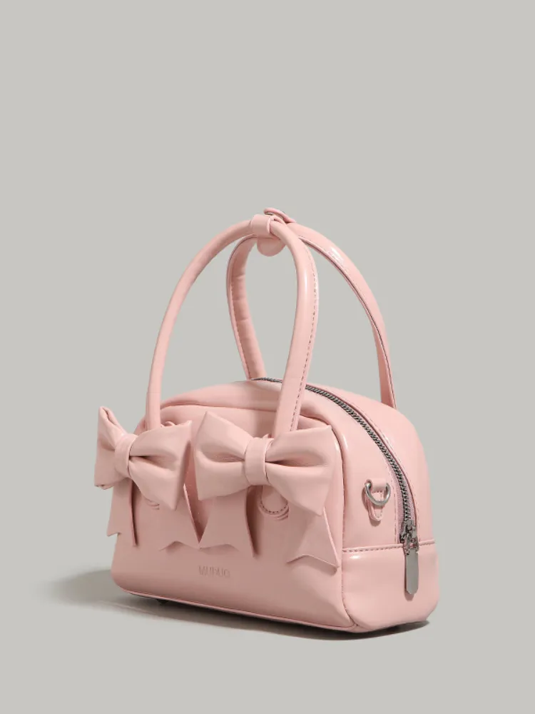 Bow Charm Mini Crossbody Bag