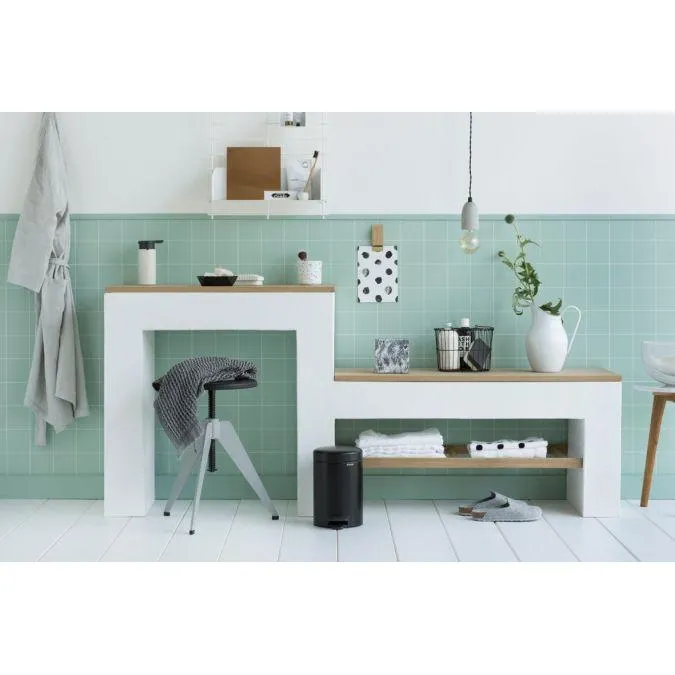 Brabantia Newicon Pedal Bin - 3L - Matt Black