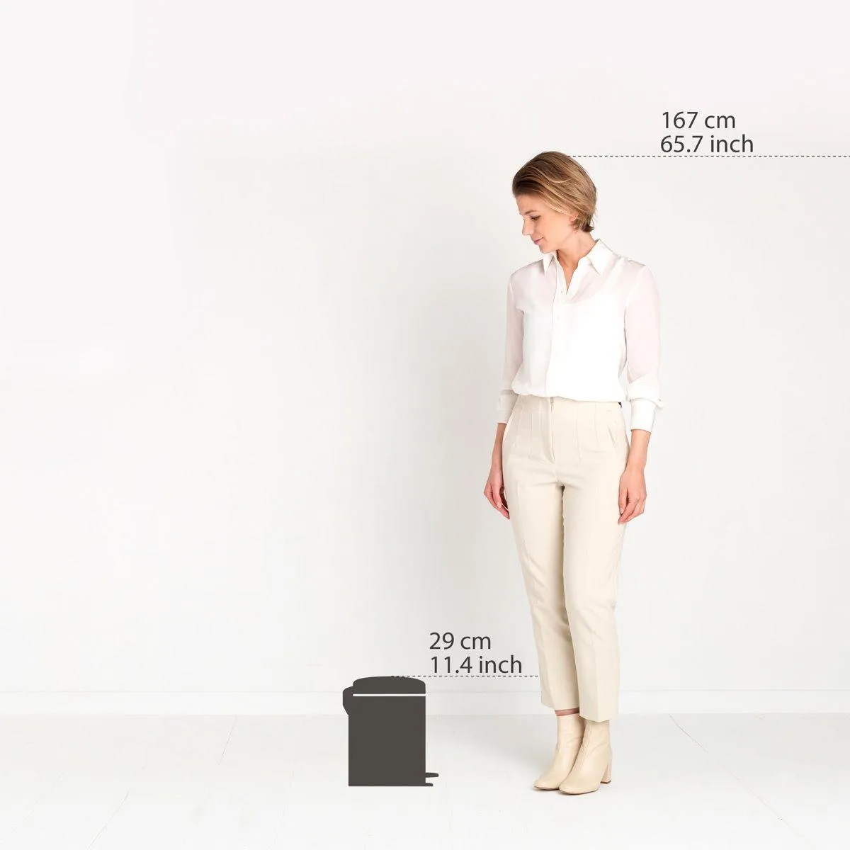 Brabantia Newicon Pedal Bin - 5L - Passion Red