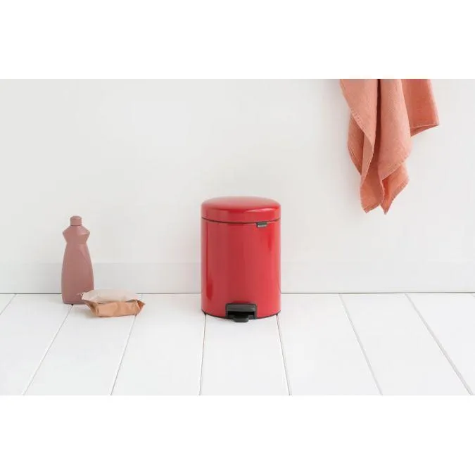 Brabantia Newicon Pedal Bin - 5L - Passion Red