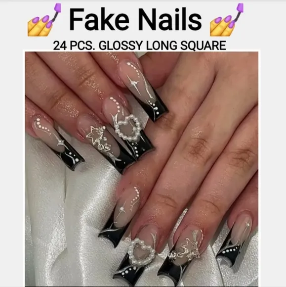 Brand New 🔥 Sexy Black/White Lace Lingerie W/G-String, Nails, Etc. Gift Bag 💝