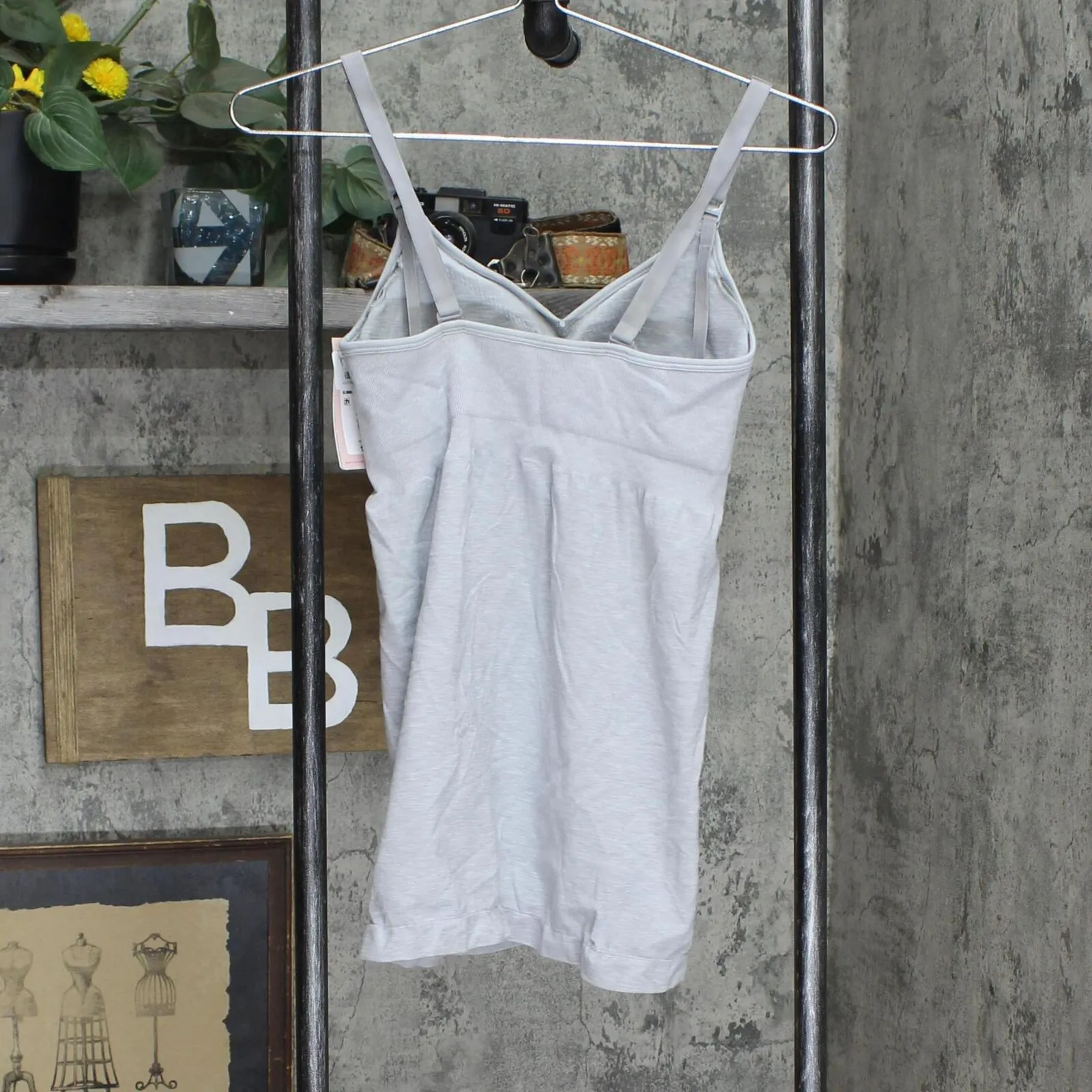 Bravado! basics Women's Slimming Nursing Cami with Removable Pads 7403BA