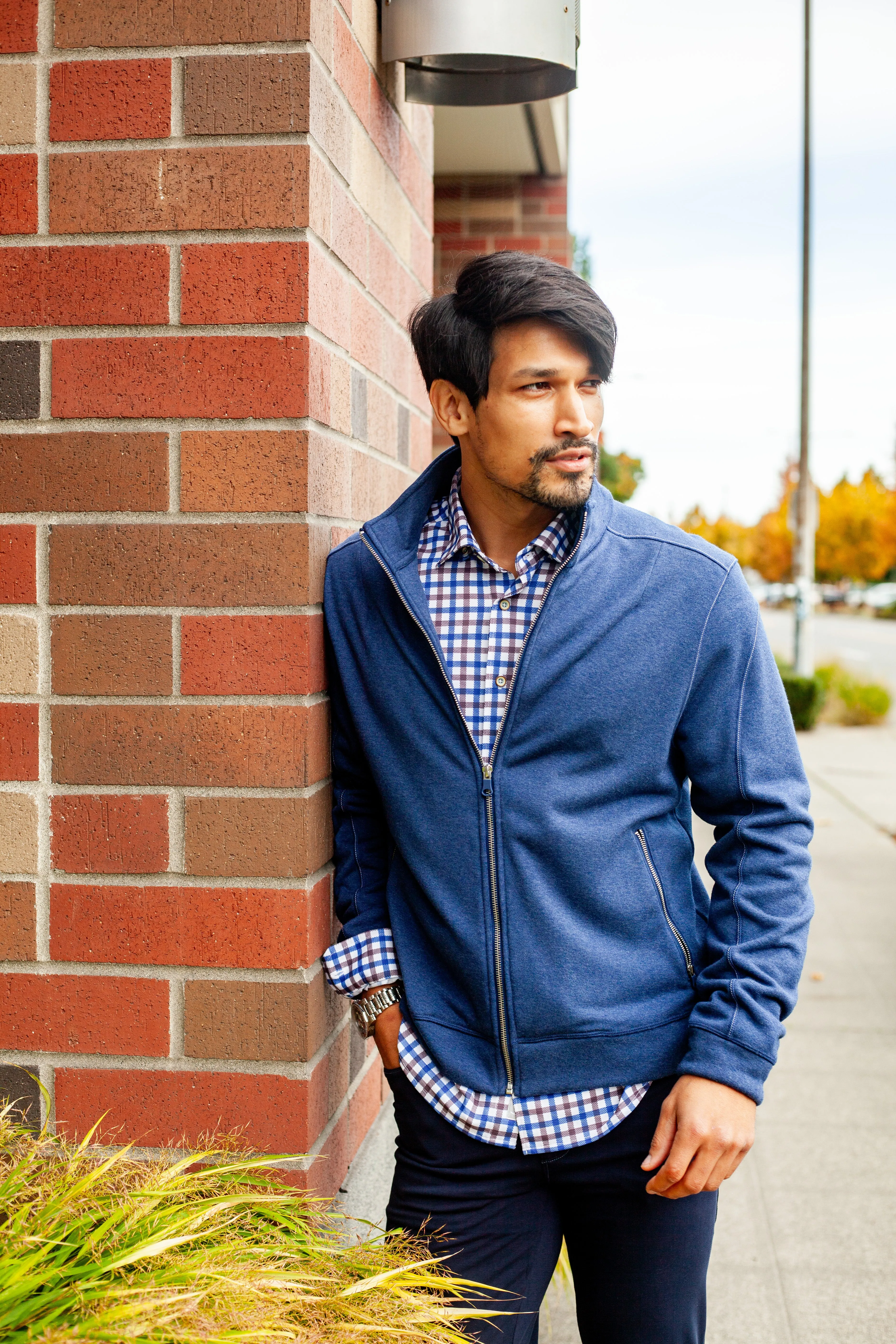 Breckenridge Full-Zip Sweatshirt - Tokyo Blue