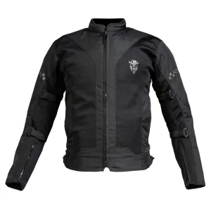 Breezer Mesh Motorcycle Riding Jacket - Black (Without Armours)