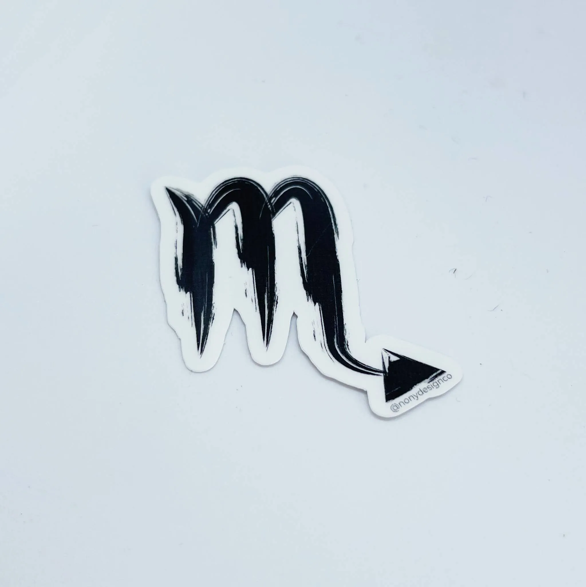 Brushed Zodiac Symbol