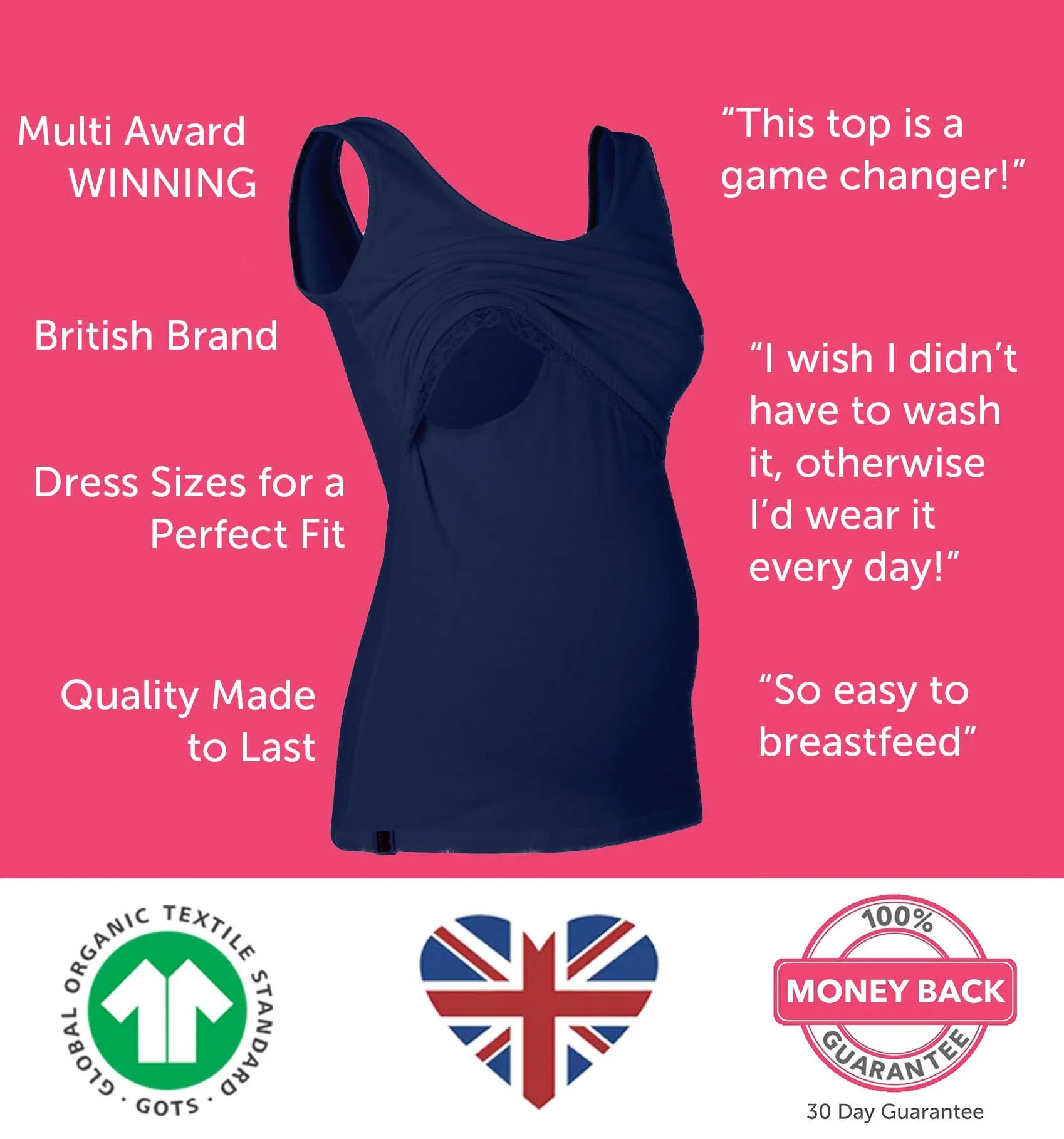 Bshirt Nursing Vest *PreLoved*