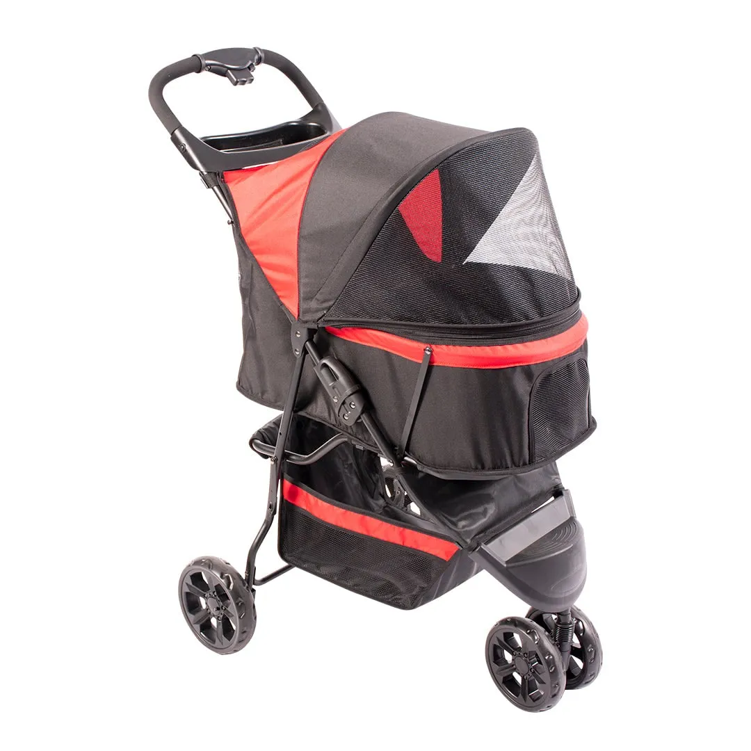 Buddies on the Go! 3-Wheel Pet Buggy | Supports Up To 15kg