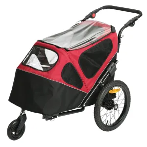 Buddies on the Go! Pet Trailer 2-in-1 | Supports Up To 30kg