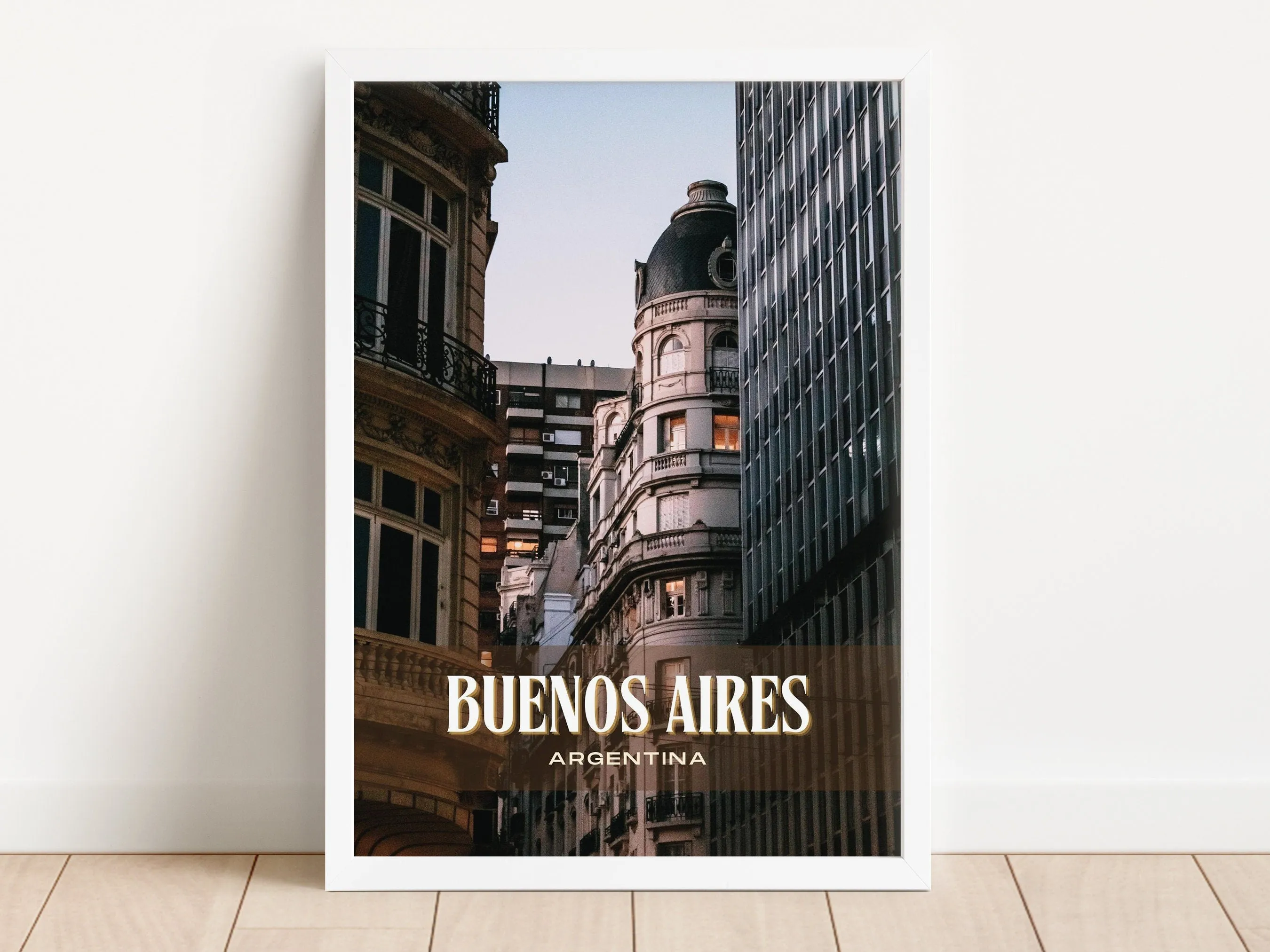 Buenos Aires Retro Wall Art, Argentina